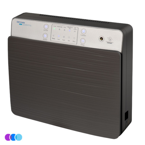 aerovex-wall-mount-air-purifier-gray-face-lt The Aerovex Systems Wall Mounted Air Purifier features a compact rectangular design with a gray textured front panel and a silver top control panel with buttons, indicator lights, and labeled settings—ideal for modern home or office use. Read more at Aerovex Systems (aerovexsystems.com)