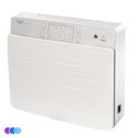 The Aerovex Systems Wall Mounted Air Purifier is a rectangular white device with a textured front, labeled control buttons and indicator lights on top, a side power socket, and the Aerovex Systems logo near the top left corner. Read more at Aerovex Systems (aerovexsystems.com)